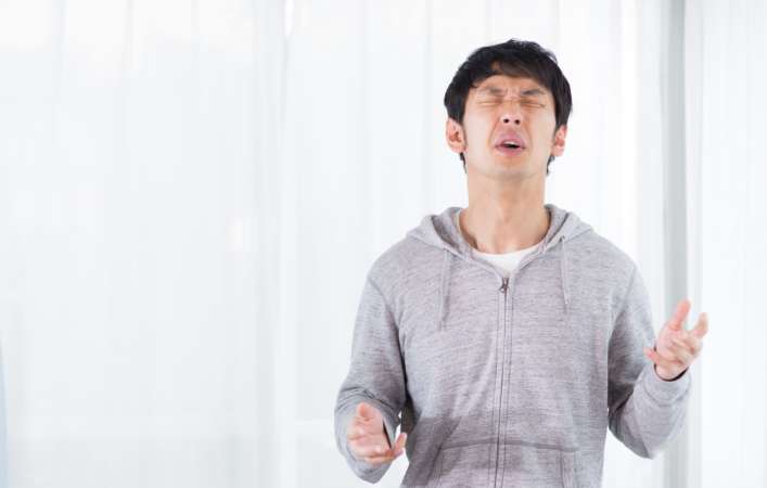 移転の危険性を痛感した男性