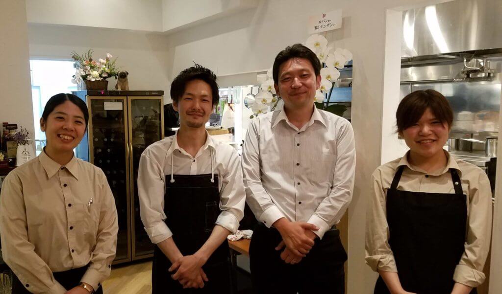 山田シェフとLupinのスタッフ