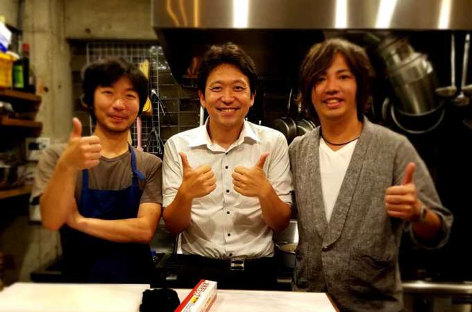 マチダイナーオーナー2人と開業コンサルタント大森